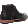 thumbnail image 3 of JUSTINREESS Bruno Men's Lace Up Leather Boots With Side Zip In Black Size 10, 3 of 6