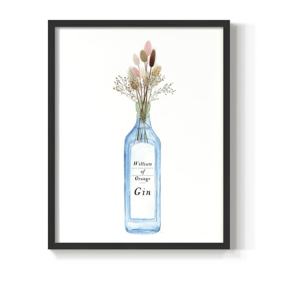 William of Orange Gin Framed Print - Solid Wood in Single Picture Frame Solid Wood 2 Framed Print