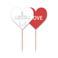 thumbnail image 1 of Palillos de dientes bandera etiqueta de amor selección de pastelitos, 1 of 4