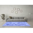 thumbnail image 3 of Ahgly Company Indoor Rectangle Abstract Blue Modern Area Rugs, 4' x 6', 3 of 4
