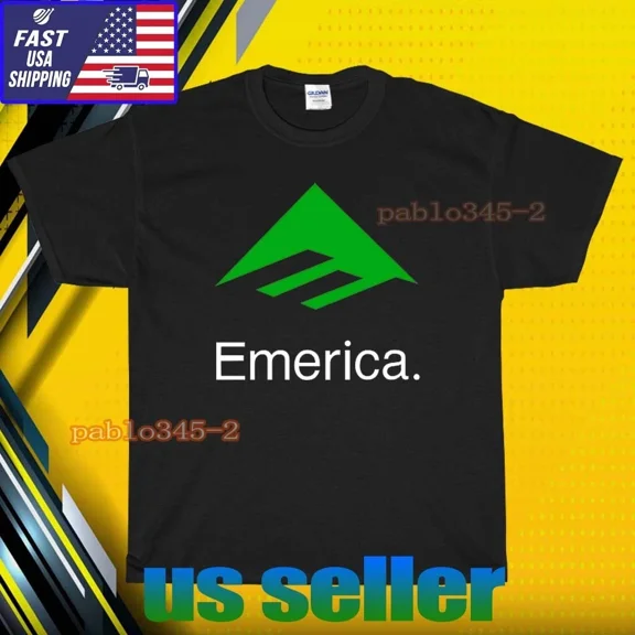 RETRO NEW SHIRT EMERICA SKATE LOGO T-SHIRT UNISEX FUNNY AMERICAN USA SIZE S-5XL