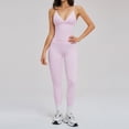 thumbnail image 1 of AEXTO Workout Sets for Women Cross Back Padded Tank Tops Matching Leggings Yoga Outfits, 1 of 6