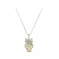 thumbnail image 2 of Women's Natural Abalone Shell Owl Pendant and Necklace Set, 2 of 5