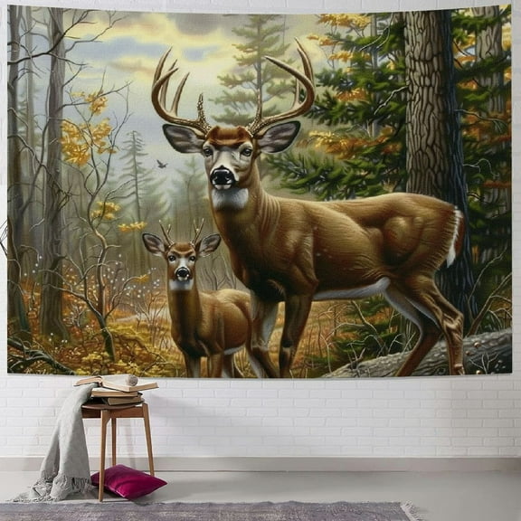 PRATYUS  Hautman Brothers Wildlife Art Woven Tapestry Hanging  Blanke Painting
