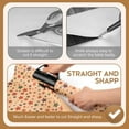 thumbnail image 4 of Wrapping Paper Roll Cutter 1pc Gift Wrap Cutter Wrapping Paper Cutter Tool with Handle Push Cut Easy Sliding Birthday Gift Wrap Paper Roll Dispenser and Cutter Holder, 4 of 7