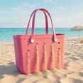 thumbnail image 5 of TRANSLINK Women's EVA Beach Tote Bag 18.5" Waterproof Large Sand-Resistant Carryall for Pool Vacation, 5 of 6