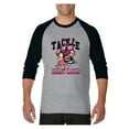 thumbnail image 1 of MmF - Mens Raglan Sleeve Baseball T-Shirts, up to Size 3XL - Tackle Breast Cancer, 1 of 4