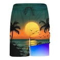 thumbnail image 4 of Men Swim Trunks with Compression Liner 7 Inch Inseam Board Shorts Bathing Suit with Pockets, 4 of 7