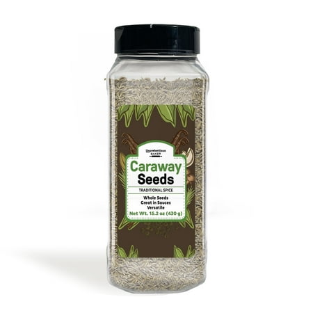 Unpretentious Caraway Seeds, Authentic Flavor, Great in Breads, Whole Seeds 15.2 Ounce