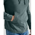 thumbnail image 5 of Hanes Originals Hoodie Men's Tri-Blend Henley Hooded Sweatshirt Long Sleeve 3 Button, 5 of 5