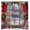 Rouge Bleu, variante sur Rideau de Douche Joyeux Noël Rouge et Noir Rideau de Salle de Bain Buffalo avec Points Blancs et Flocon de Neige Décor en Polyester avec 12 Crochets, 72 x 72 Pouces