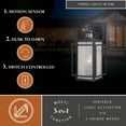 thumbnail image 2 of Vaxcel Hyde Bronze Motion Sensor Dusk to Dawn Outdoor Mission Wall Light, 2 of 10