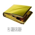 thumbnail image 4 of Paokuoon Disposable Heat Reflective Blanket Emergency Thermal Blanket Portable Waterproof Survival Blankets Windproof Resistant Disposable Heat Reflective Survival, 4 of 8