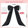 thumbnail image 2 of 1/2pcs Giant Bow Decoration, 34.6×94.5 Inch, Large Bows For Decoration, Fabric Oversized Bow For Door, Black Or White Bow Decor for Weddings, Parties, Holiday Decor, Christmas Decorations, 2 of 4