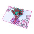 thumbnail image 5 of Flower Pop Up Cards 3D, Flower Bouquet Greeting Card with Envelopes for All Occasions, Flower Cards for Thanksgiving Birthday Christmas Congratulations Valentine's, 5 of 8