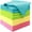 Color 59, variant on 50 Pack Microfiber Cleaning Cloth - Reusable Cleaning Rag, Fast Drying Cleaning Towels,12"X12", Green/Blue/Yellow/Pink