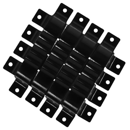 8Pcs Gutter Bracket Strap Gutter Drainage Connector Aluminum Alloy Downspout Extension