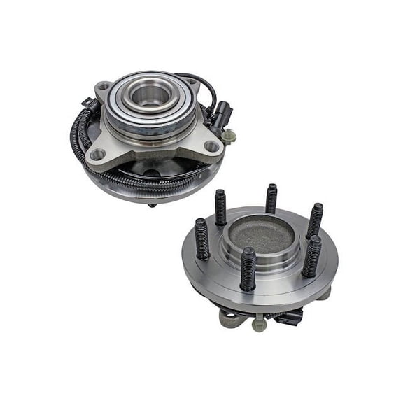 Front Wheel Bearing Hub Assembly Set of 2 - Compatible with 2009 - 2010 Ford F-150 RWD