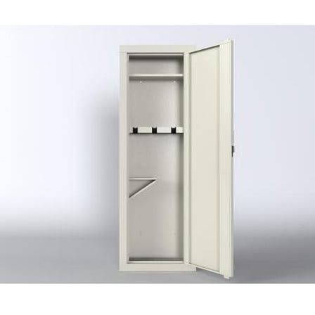 Anykoon 3 Long Guns  Capacity 53" Tall Wall Gun Safe with Adjustable Shelf and Gun Rack, Gun Safes & Cabinets for home and office, Quick-Access Gun Safe with Digital Keypad, Fire-Resistant,Beige
