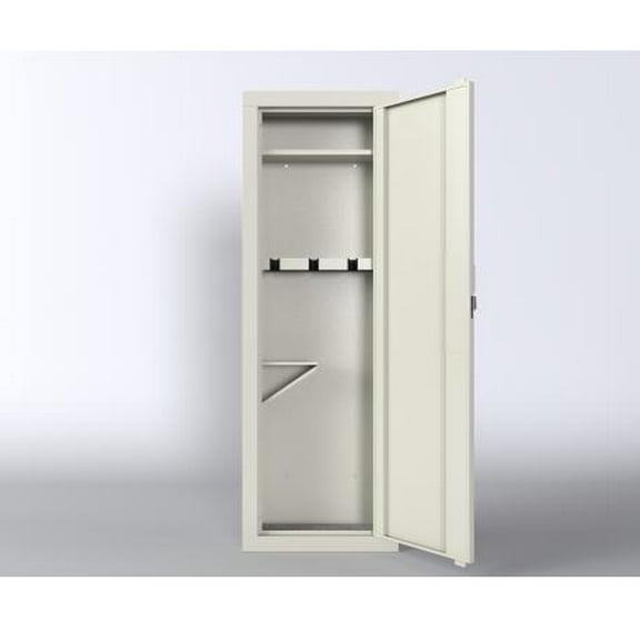 Anykoon 3 Long Guns  Capacity 53" Tall Wall Gun Safe with Adjustable Shelf and Gun Rack, Gun Safes & Cabinets for home and office, Quick-Access Gun Safe with Digital Keypad, Fire-Resistant,Beige