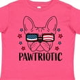 thumbnail image 4 of Inktastic Pawtriotic with French Bulldog in American Flag Sunglasses Boys or Girls Toddler T-Shirt, 4 of 5