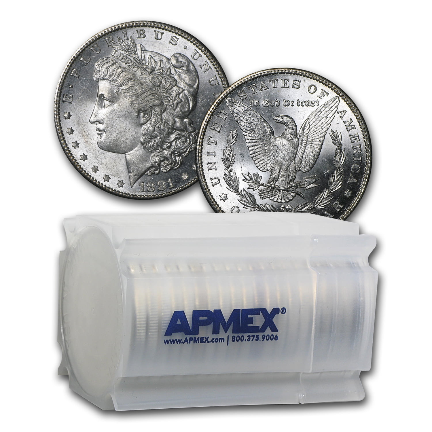 1881-S Morgan Dollars BU (20 Count Roll)