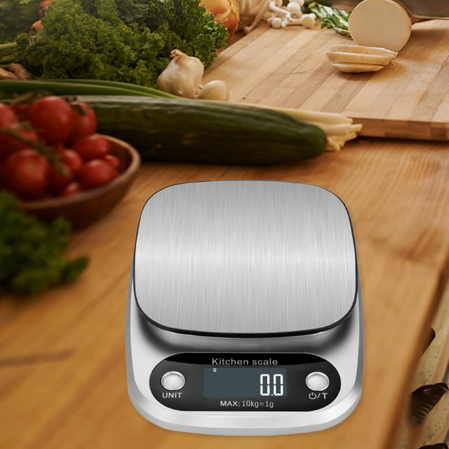Báscula de alimentos de cocina digital para cocinar hornear preparar comidas 10KG Macarena Balanza de cocina