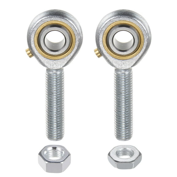 Unique Bargains Male Rod End Set with Left Right Thread and Jam Nut 58.72mm