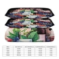 thumbnail image 2 of 3 Pcs Soft Bedding Set, Includes 1 Duvet Cover with Zipper And 2 Pillow Shams,Watercolor Wine Glasses And Bottles Decorated with Delicious Food King(102"×90"), 2 of 8