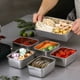 thumbnail image 2 of Contenedor de Alimentos con Tapas, Contenedor de Comida Reutilizable Acero Inoxidable, apto para Horno Congelador Lavavajillas, 650ml, para Cocina, Resistente, Organizador de Comida, para, 2 of 5