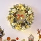 thumbnail image 1 of Fiudx Ofertas del día Guirnalda de decoración navideña iluminada, guirnalda de ratán tejido, guirnalda colgante para puerta, ventana, decoración para árbol de Navidad, guirnalda colgante, 1 of 6