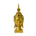 thumbnail image 2 of Estatua de Buda Zen Escultura Meditación Decoración Creativa Decoración Coleccionable Resistente Buda cabeza, 2 of 9