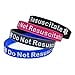 thumbnail image 3 of 4 Pcs Bracelets en Silicone pour Hommes Femmes Alerte Médicale, 20cm, 3 of 4