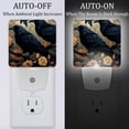 thumbnail image 2 of Crow LED Square Night Lights - Stylish and Convenient Illumination for Any Space - Pack of 2, 2 of 6