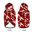thumbnail image 2 of Dog Hoodie Pet Clothes Red Camouflage Sweater Sweatshirts Pullover Coat for Large Medium Dogs X-Large, 2 of 7