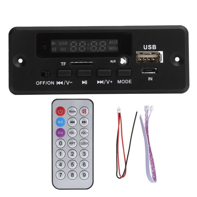 TF02CAV 12V5V Placa de decodificación Universal WAV Módulo de decodificación FM MP3 Placa decodificadora de amplificador