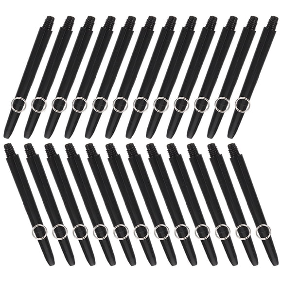 WRISTBIQUE 100Ud Shafts De Nylon Para Dardos Con Rosca Accesorios Color Negro