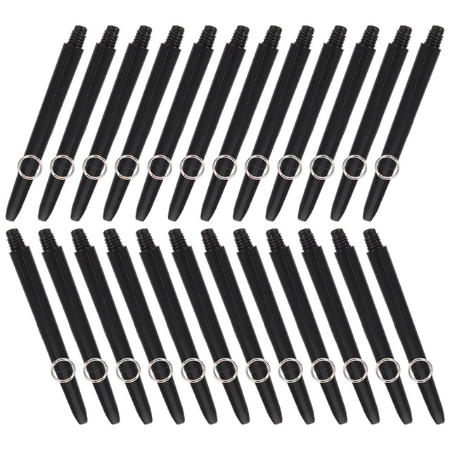 WRISTBIQUE 100Ud Shafts De Nylon Para Dardos Con Rosca Accesorios Color Negro