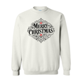 thumbnail image 5 of Gildan Men's Merry Christmas Crewneck Sweatshirt, Christmas Funny Graphic Printed Shirt, White, S, 5 of 5