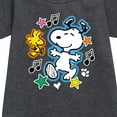thumbnail image 2 of Peanuts - Snoopy Woodstock Patches - Toddler & Youth Girls Fleece Dress, 2 of 5