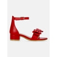 thumbnail image 2 of Wonder Nation Toddler Girls Dress Heels with Front Bow, 2 of 6