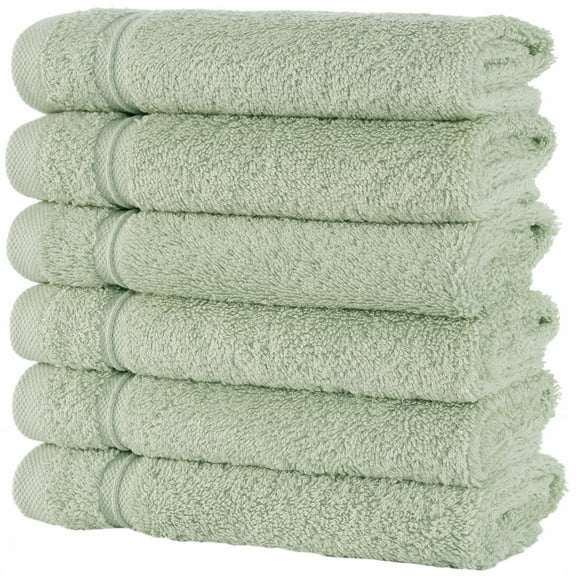 Qute Home Spa & Hotel 6 Piece Towel Set (2 Bath, 2 Hand, and 2 Wash)