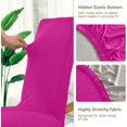 Ruby Covers For Chair, Dining Table Seat Covers Set Of 4, Chair Back