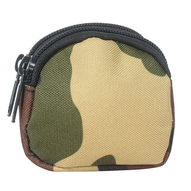 Almencla Belt Loop Wallet Purse Card Case Change Bag Multi-Functional Pocket Outdoor Jungle