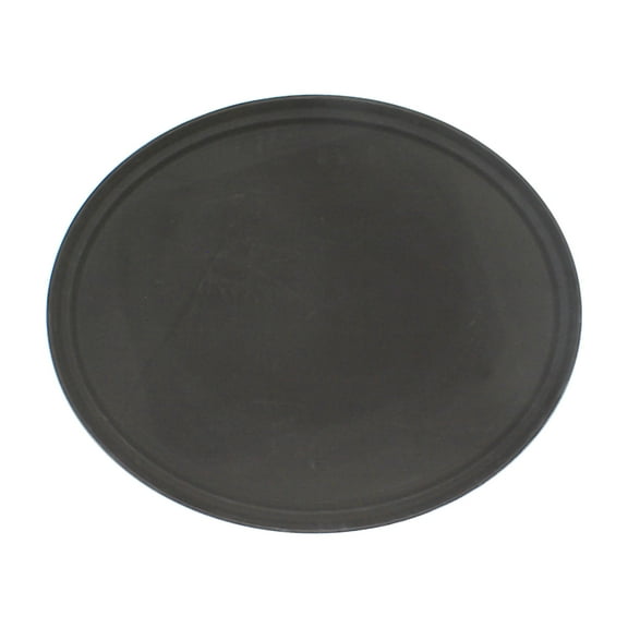Excellante 22" x 27" oval tray, brown, fiberglass, comes in each