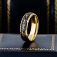 thumbnail image 4 of Jewelry Avalanche Galactic Gold Dome Tungsten Carbide Wedding Band for Men-Women, 6mm, size 11.5, 4 of 4