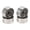 Titanium, variant on YAHHU 4 Pcs 1in RC Wheel Hub Universal RC Car Replacement Metal Wheel Rims for Upgrade Black 1/24 Scale Crawler
