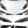 thumbnail image 3 of TINKI Real Carbon Fiber Fit for Chevrolet Corvette C8 Stingray 2020-2023, Car Front Headlights Cover Lower Eyebrow Trim Strip Sticker, 3 of 12