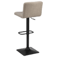 thumbnail image 2 of Bouclair Taupe Modern Adjustable Bar Stool, 2 of 5