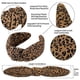 thumbnail image 4 of QIANXUAN - Diademas anudadas con estampado de guepardo para mujer, diadema de tela con estampado de leopardo, diadema con nudo superior, 4 unidades, 4 of 6